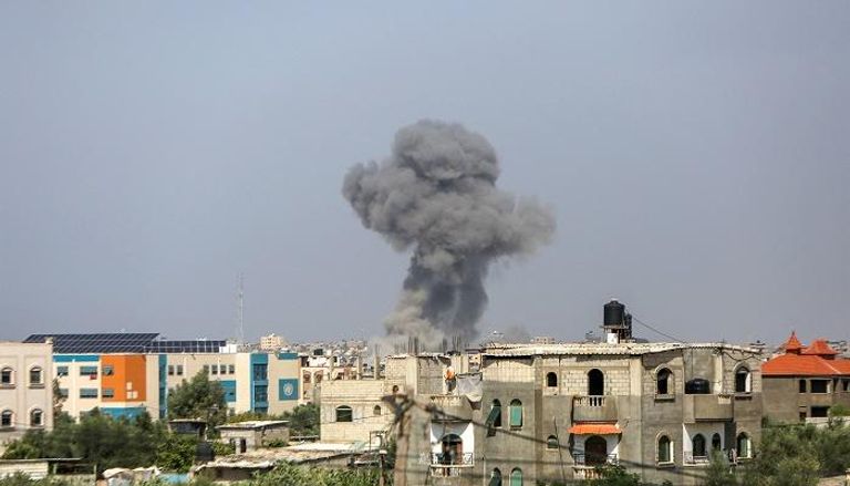 غارة إسرائيلية على قطاع غزة - الفرنسية