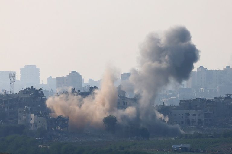 غارة إسرائيلية على غزة غارة إسرائيلية على قطاع غزة - الفرنسية