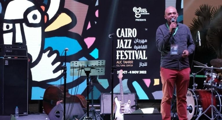 الملصق الدعائي لمهرجان القاهرة للجاز