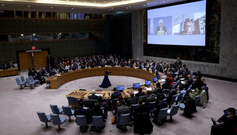 جلسة مجلس الأمن لمناقشة الأزمة في غزة