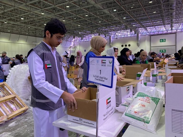 حملة تراحم من أجل غزة.. إقبال كبير