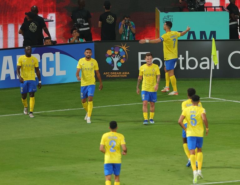 النصر يواصل تألقه في الدوري السعودي النصر السعودي