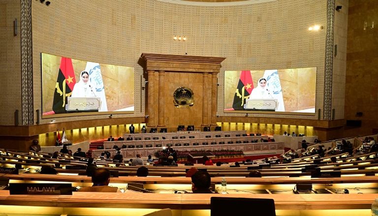 اجتماع الجمعية العامة للاتحاد البرلماني الدولي  ميرة سلطان السويدي عضو مجموعة الشعبة البرلمانية للمجلس الوطني الاتحادي