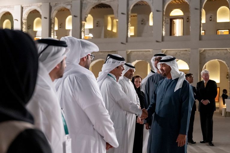رئيس الإمارات يلتقي المشاركين في الاجتماعات الوزارية التمهيدية لـCOP28