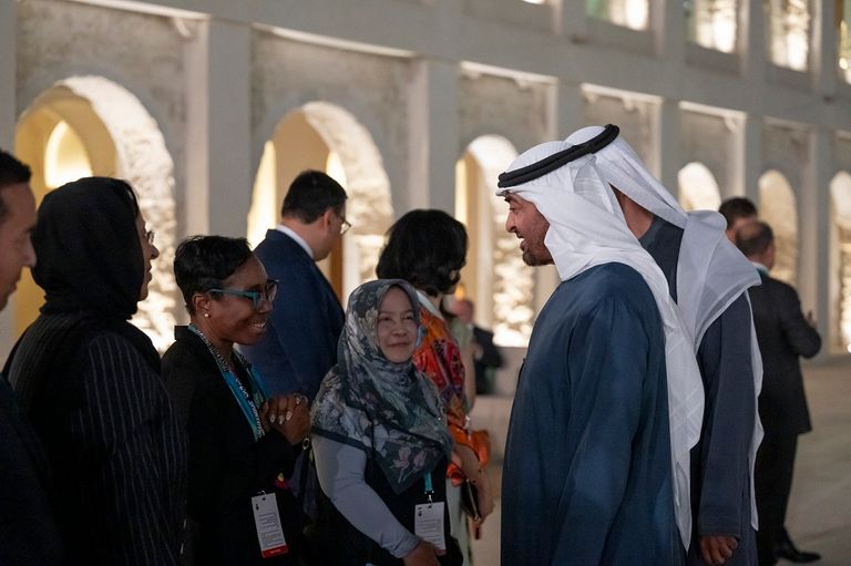 رئيس الإمارات يلتقي المشاركين في الاجتماعات الوزارية التمهيدية لـCOP28