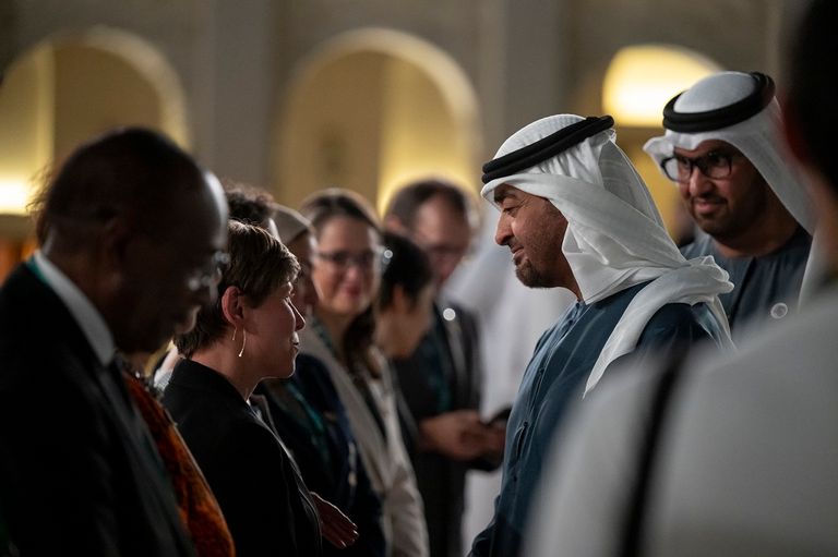 رئيس الإمارات يلتقي المشاركين في الاجتماعات الوزارية التمهيدية لـCOP28