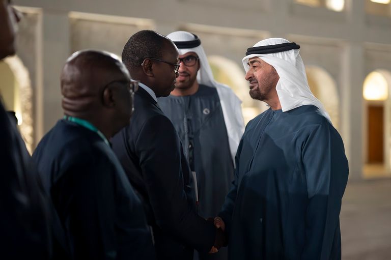 رئيس الإمارات يلتقي المشاركين في الاجتماعات الوزارية التمهيدية لـCOP28