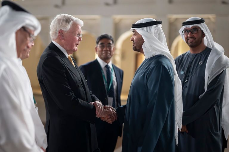 رئيس الإمارات يلتقي المشاركين في الاجتماعات الوزارية التمهيدية لـCOP28