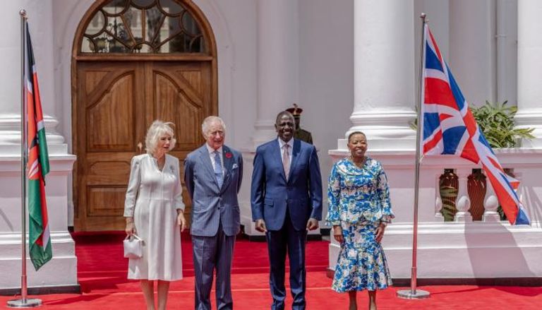 استقبال الملك تشارلز في كينيا - أ.ف.ب