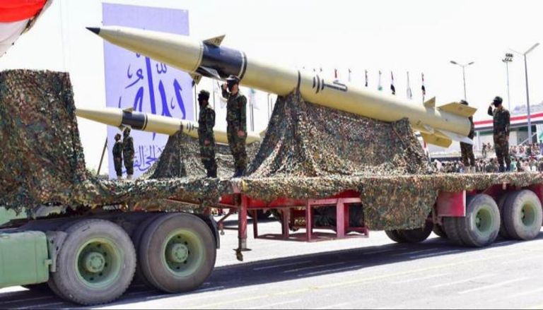 صواريخ لمليشيات الحوثي في عرض عسكري بصنعاء- أرشيفية