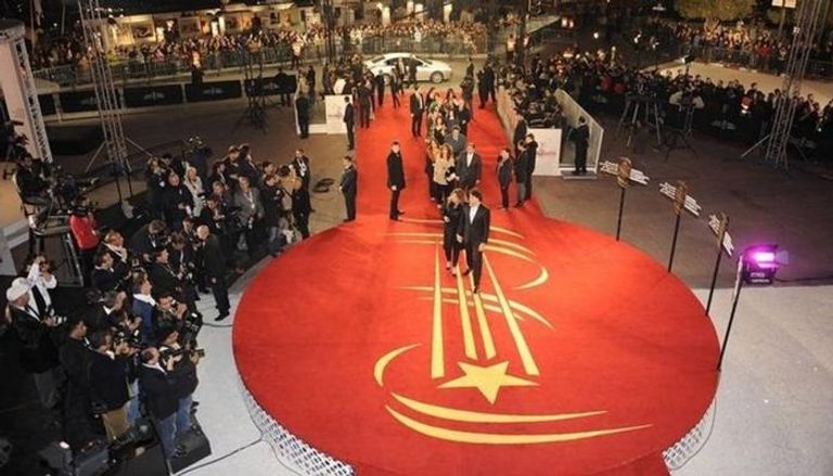 البساط الأحمر لنسخة سابقة من مهرجان مراكش للفيلم الدولي - أرشيفية