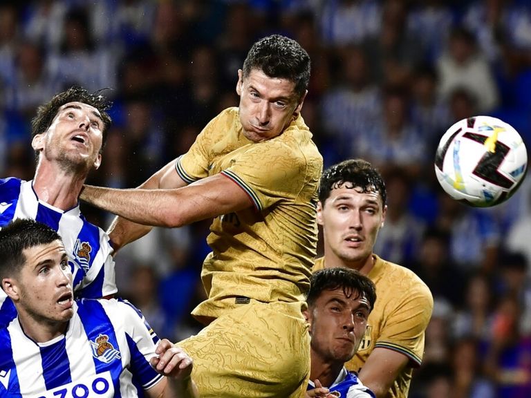 مباراة برشلونة وريال سوسيداد - أرشيفية مباراة برشلونة وريال سوسيداد - أرشيفية