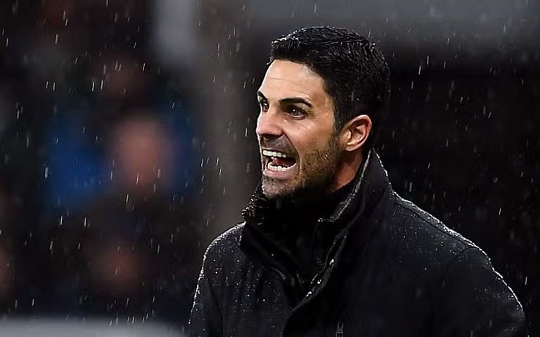 مايكل أرتيتا هدف نيوكاسل ضد أرسنال