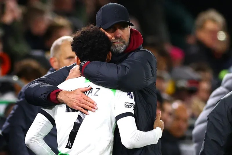 يورغن كلوب ولويس دياز لويس دياز لاعب ليفربول