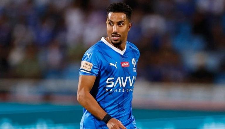 سالم الدوسري لاعب الهلال السعودي