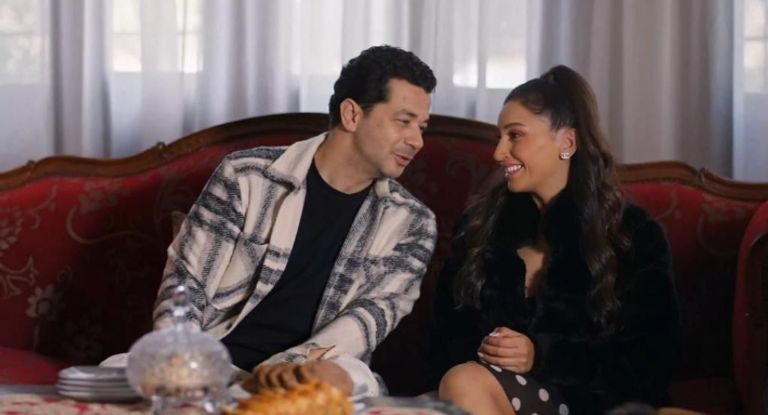 دينا الشربيني وشريف سلامة