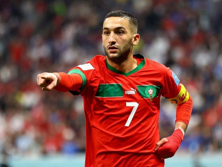 حكيم زياش نجم منتخب المغرب يحيى جبران نجم الوداد المغربي
