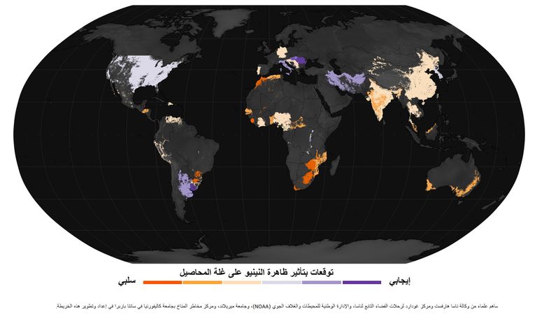 ظاهرة النينيو المناخية تسبب نقص في الغذاء العالمي