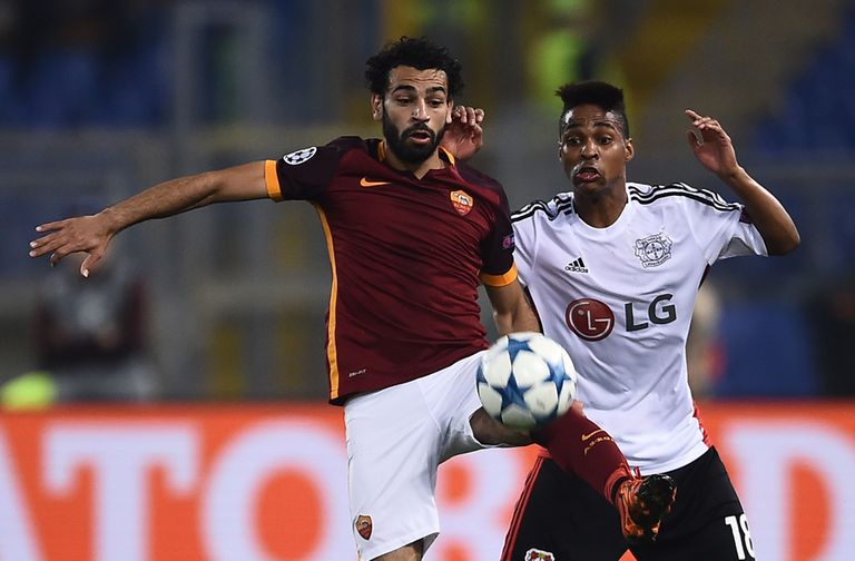 محمد صلاح في روما الإيطالي محمد صلاح نجم ليفربول