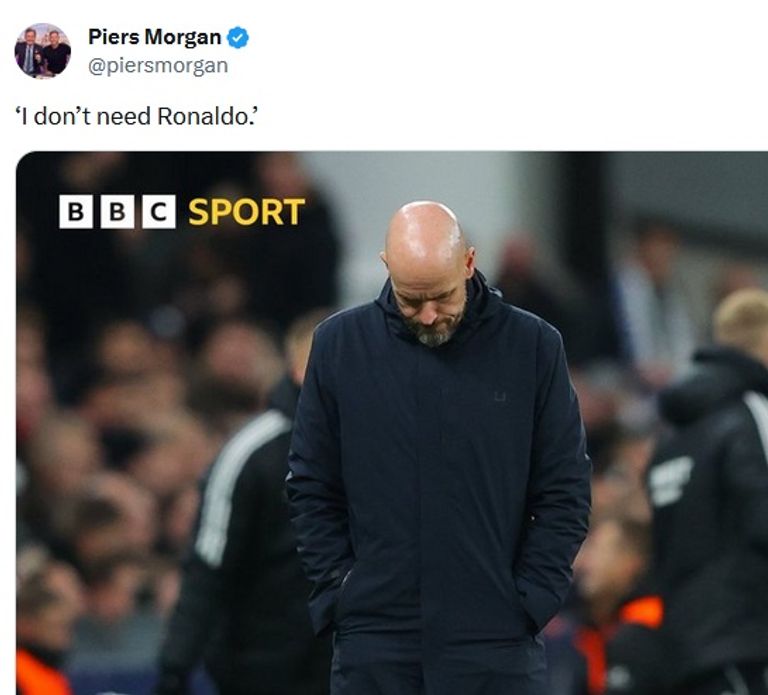 تغريدة مورغان