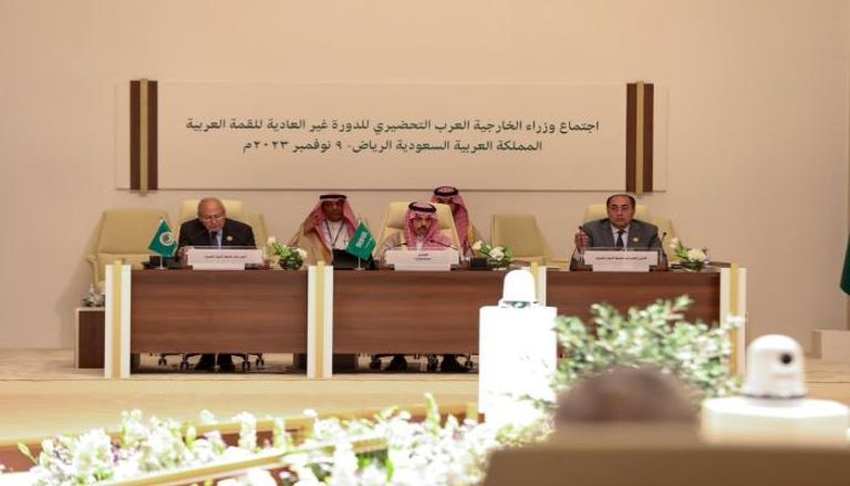 جانب من اجتماع وزراء الخارجية العرب بالرياض