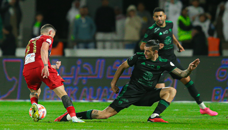 الأهلي وضمك من مباراة الأهلي وضمك