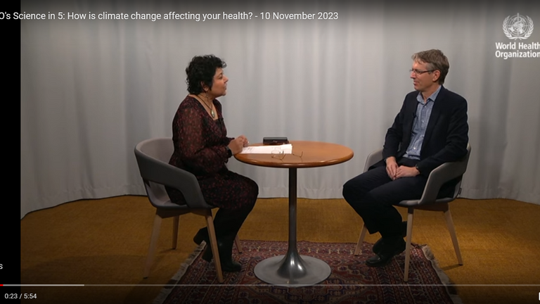 تغير المناخ يهدد الصحة