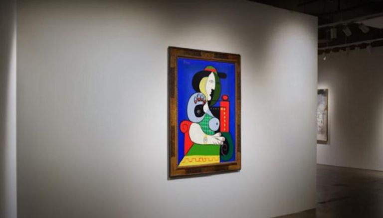 لوحة "امرأة الساعة" للفنان بيكاسو