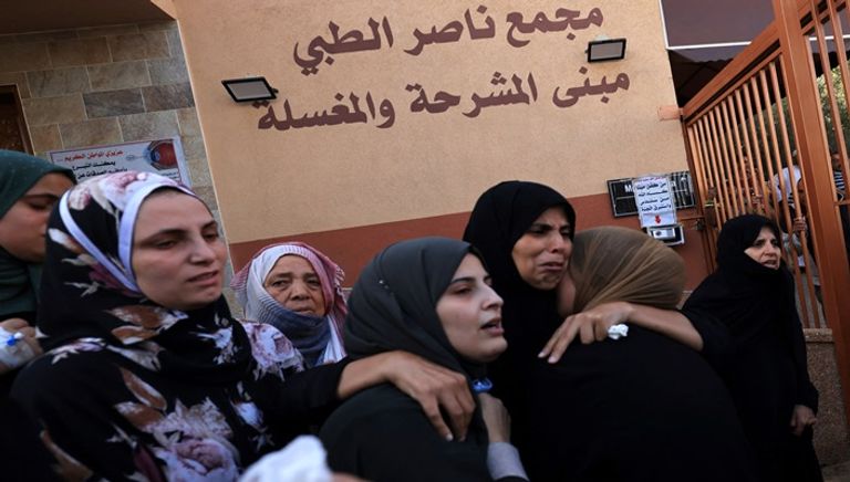 جرحى في أحد مستشفيات قطاع غزة