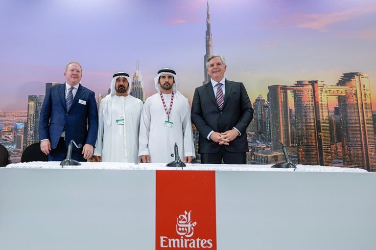 «طيران الإمارات» تطلب شراء 95 طائرة بوينغ بـ52 مليار دولار في معرض دبي للطيران