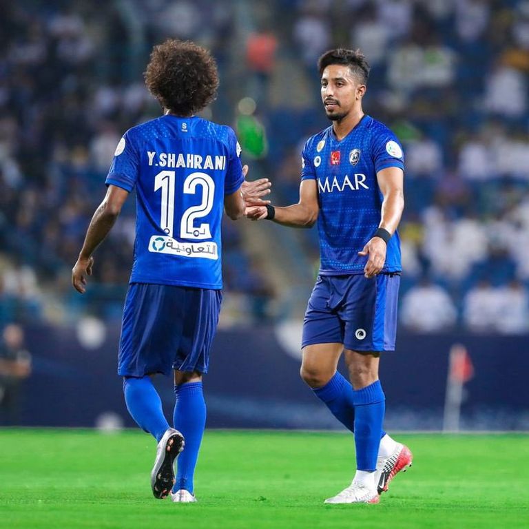 سالم الدوسري وياسر الشهراني الهلال السعودي