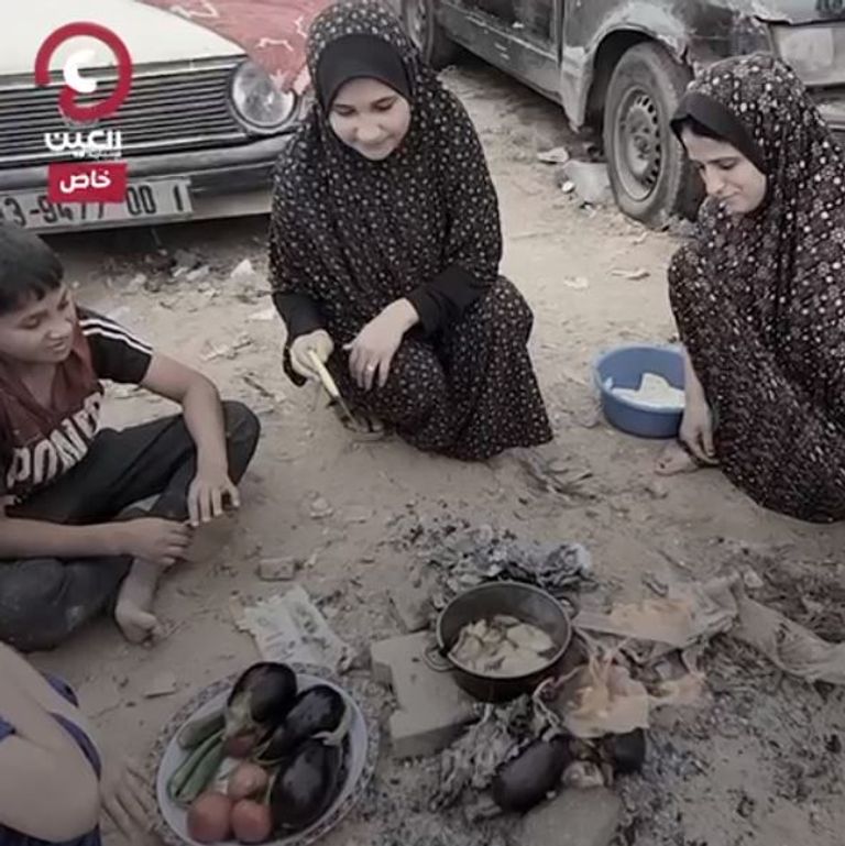 نازحون في قطاع غزة- أرشيفية