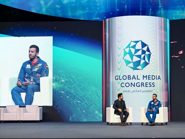 سلطان النيادي في كونغرس الإعلام