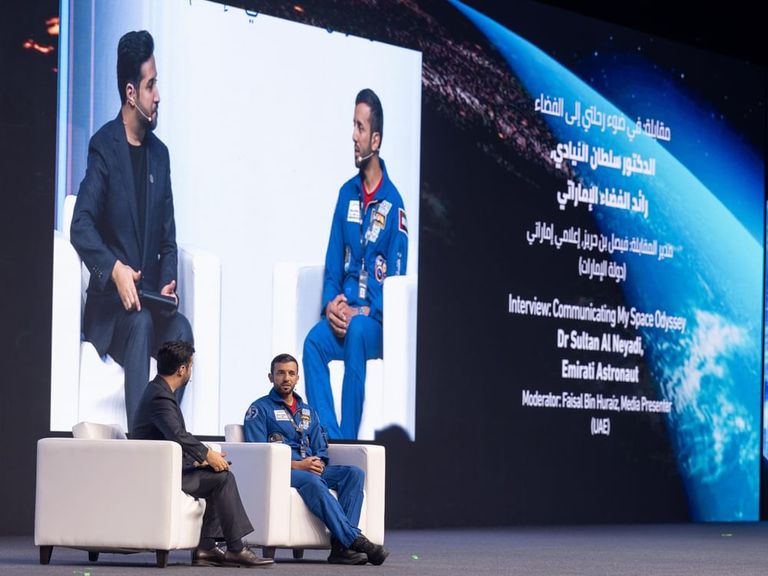 سلطان النيادي في كونغرس الإعلام