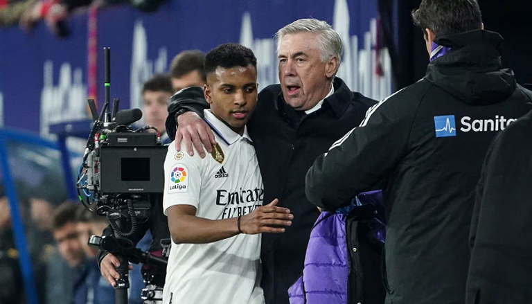 كارلو أنشيلوتي ورودريغو رودريغو نجم ريال مدريد