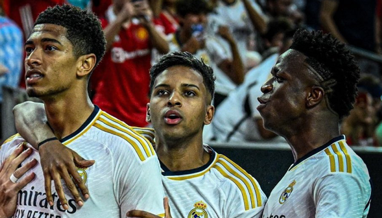 بيلينغهام ورودريغو وفيني رودريغو نجم ريال مدريد