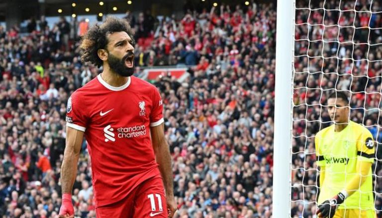 محمد صلاح لاعب ليفربول الإنجليزي