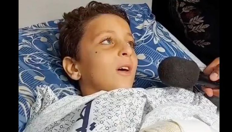 الطفل الفلسطيني المصاب
