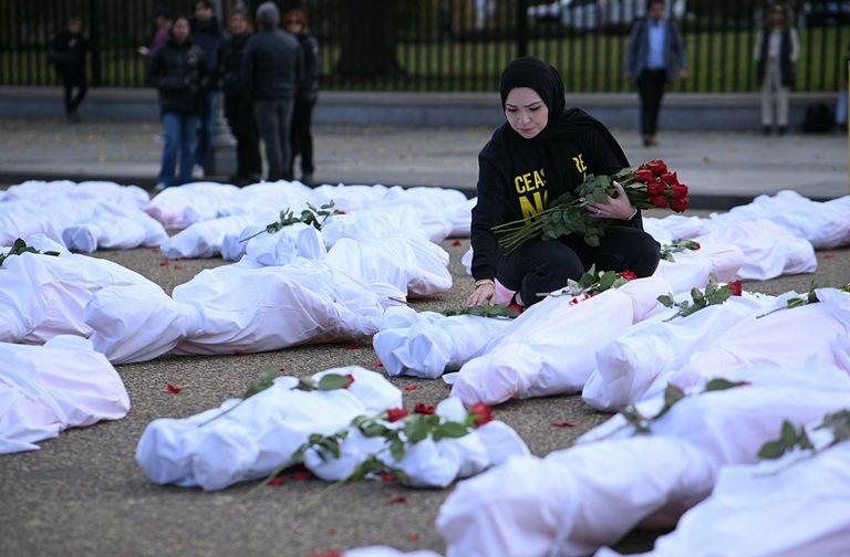 جانب من المشادات أمام الكابيتول