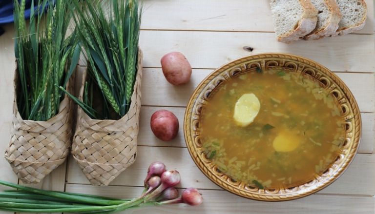 شوربة البصل شوربة البصل والبروكلى