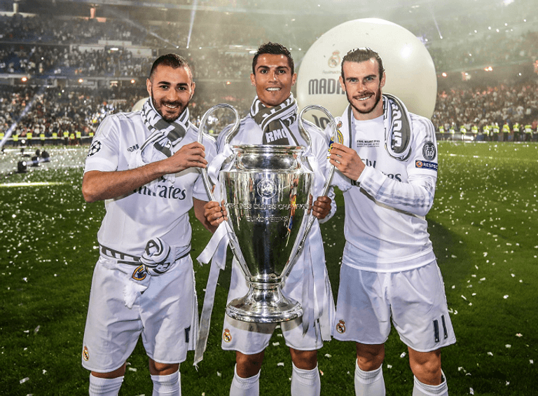 رونالدو وبيل وبنزيما رودريغو غويس وكريستيانو رونالدو