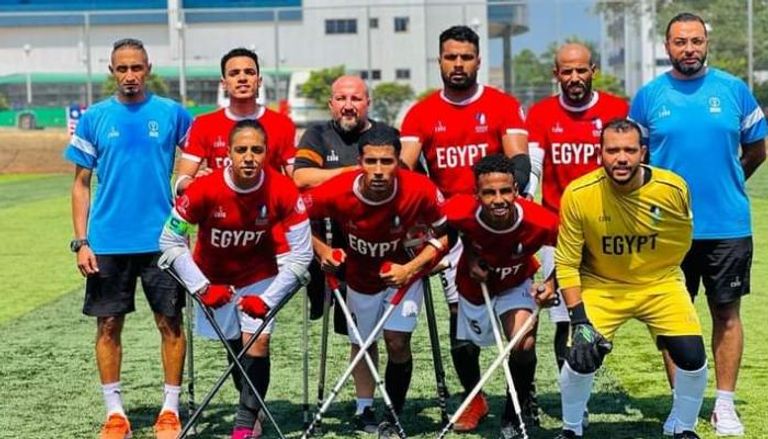 منتخب مصر لكرة القدم للساق واحدة