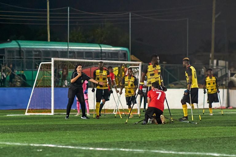 منتخب مصر لكرة القدم للساق واحدة