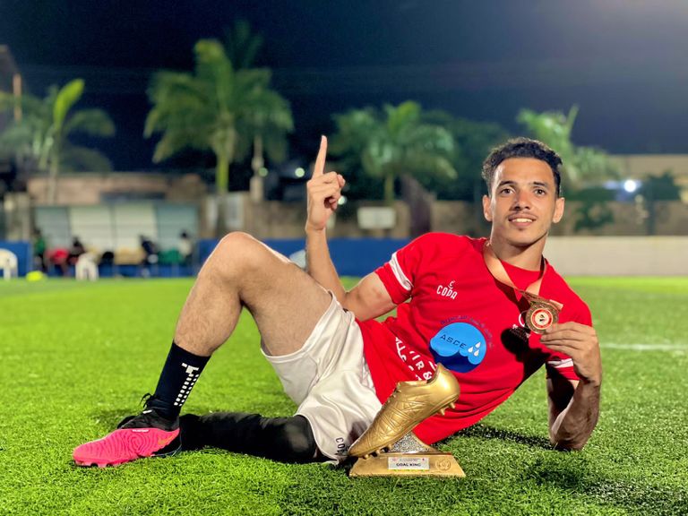 منتخب مصر لكرة القدم للساق واحدة