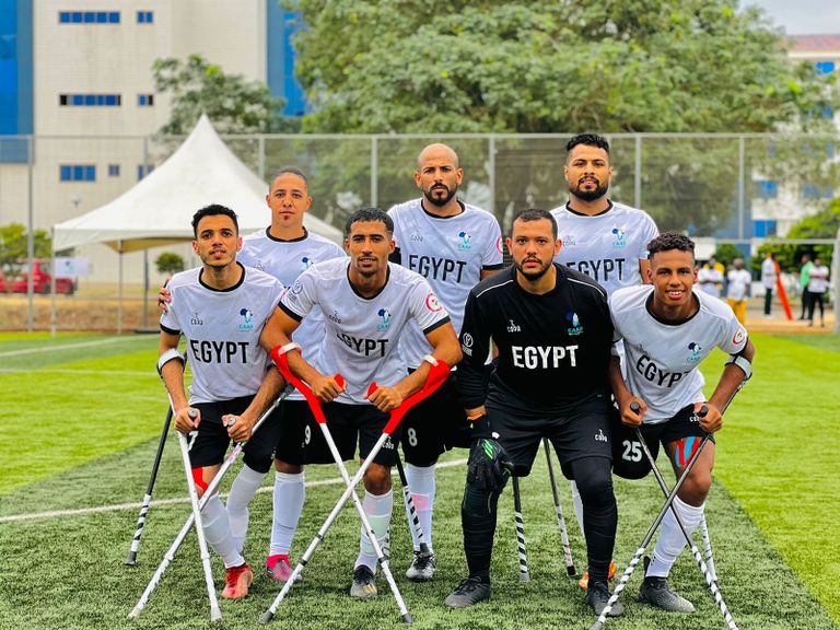 منتخب مصر لكرة القدم للساق واحدة