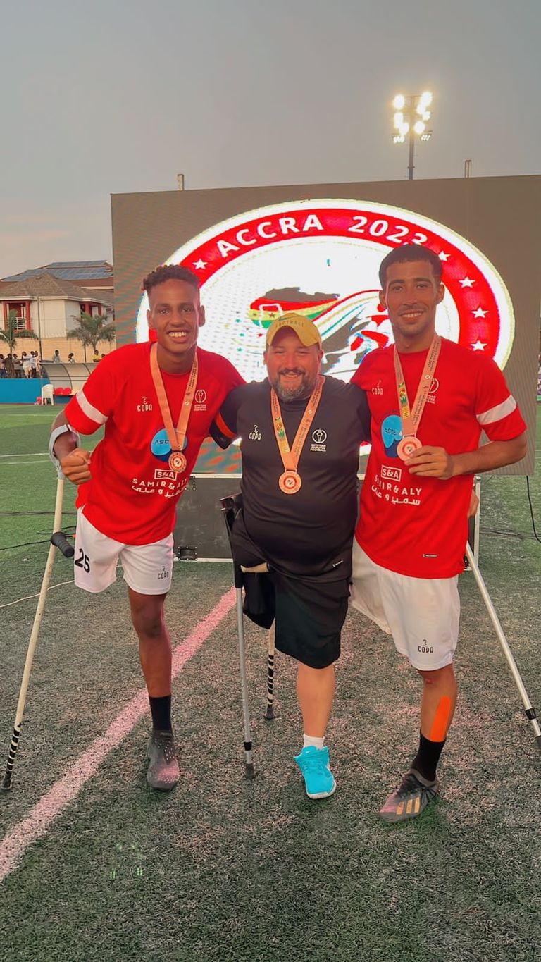 منتخب مصر لكرة القدم للساق واحدة