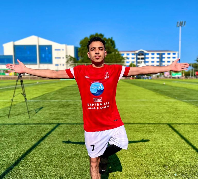 منتخب مصر لكرة القدم للساق واحدة