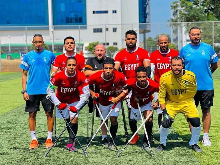 منتخب مصر لكرة القدم للساق واحدة