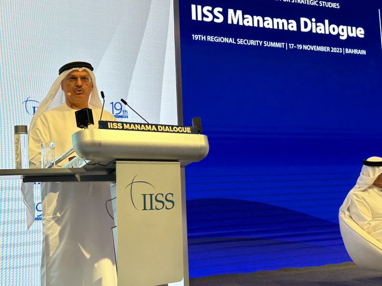 جانب من جلسات حوار المنامة