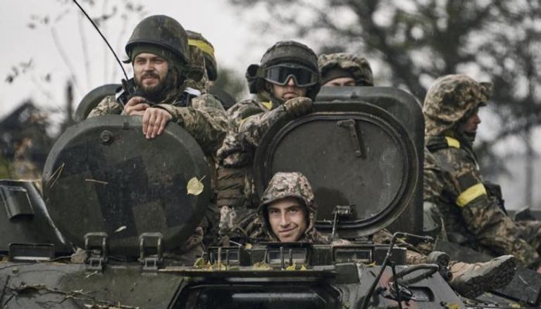 صورة أرشيفية لجنود أوكرانيين 